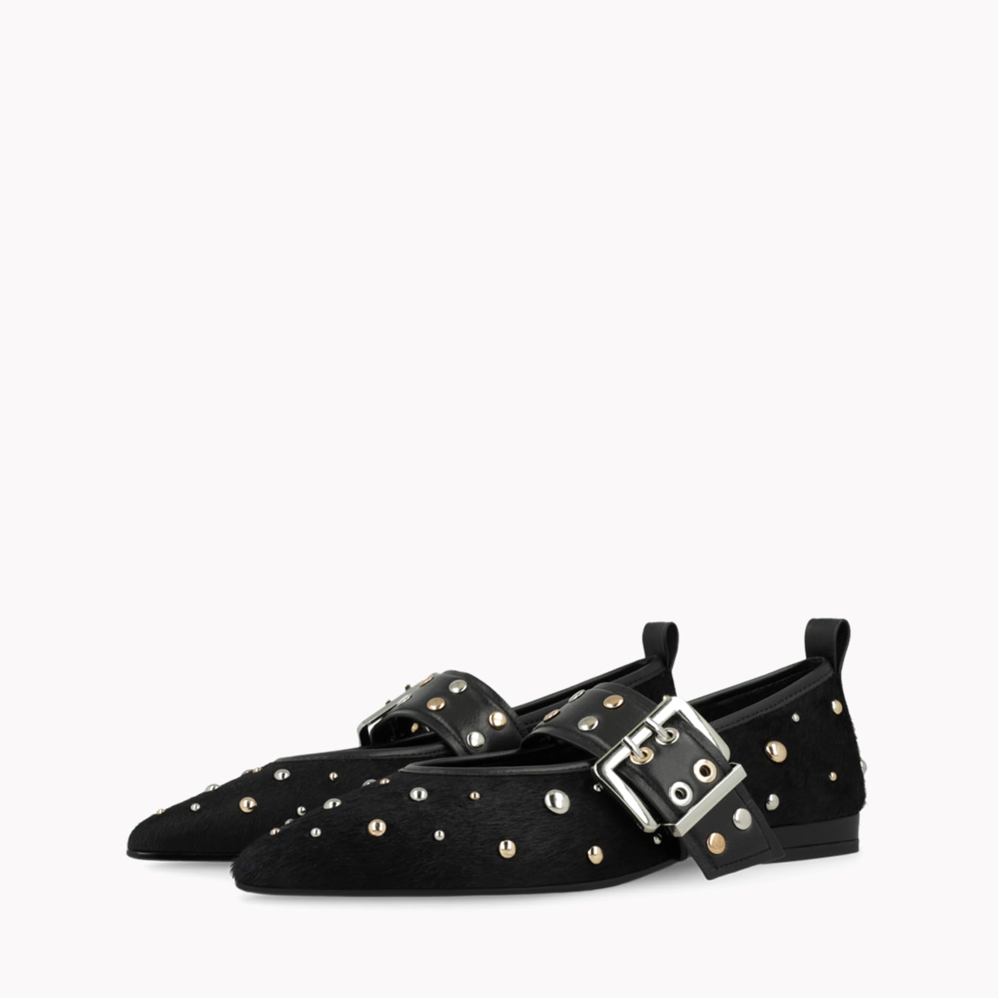 LODI A-ISQ5670P ballerines noires cuir véritable