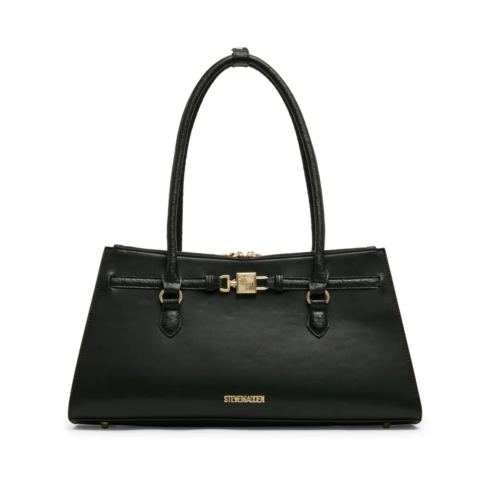 Steve Madden Bshirley sac cabas noir doré zippé