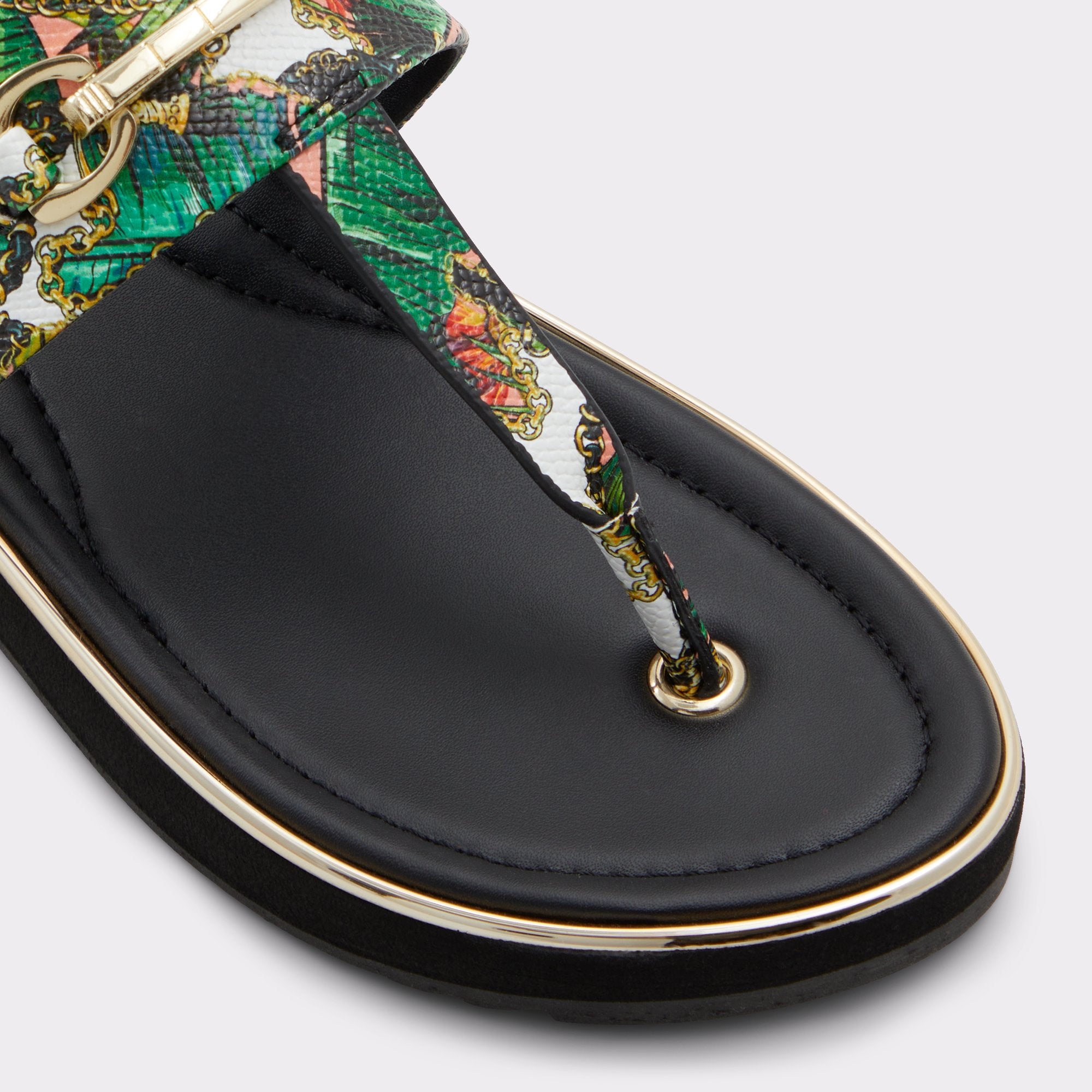ALDO Deverena sandales plates femme détail métal