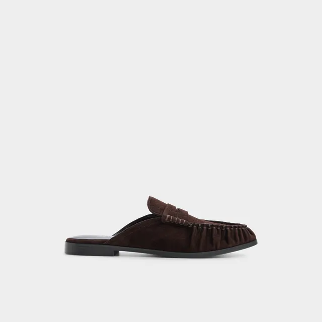 ALDO Hildinna bottines marron cuir véritable