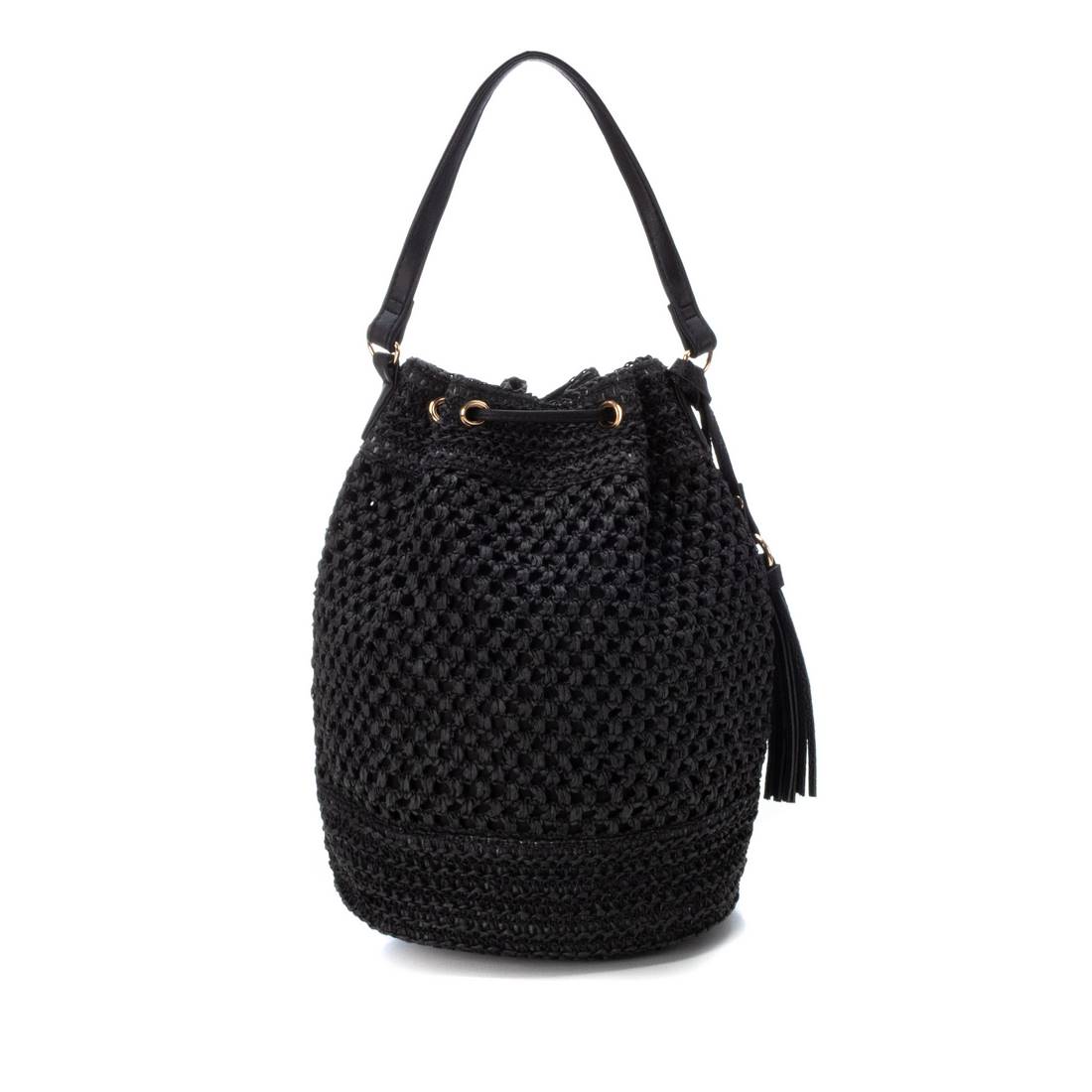 Carmela 18609703 sac femme raphia noir taille unique
