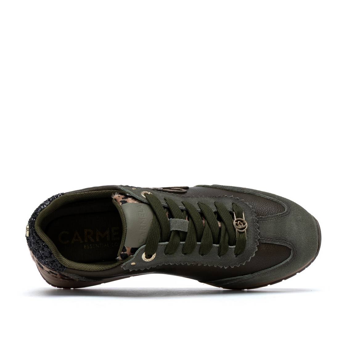 Carmela 16423405 baskets kaki lacets confort