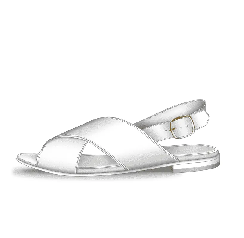 Dessine Moi Un Soulier Adèle sandales à personnaliser cuir
