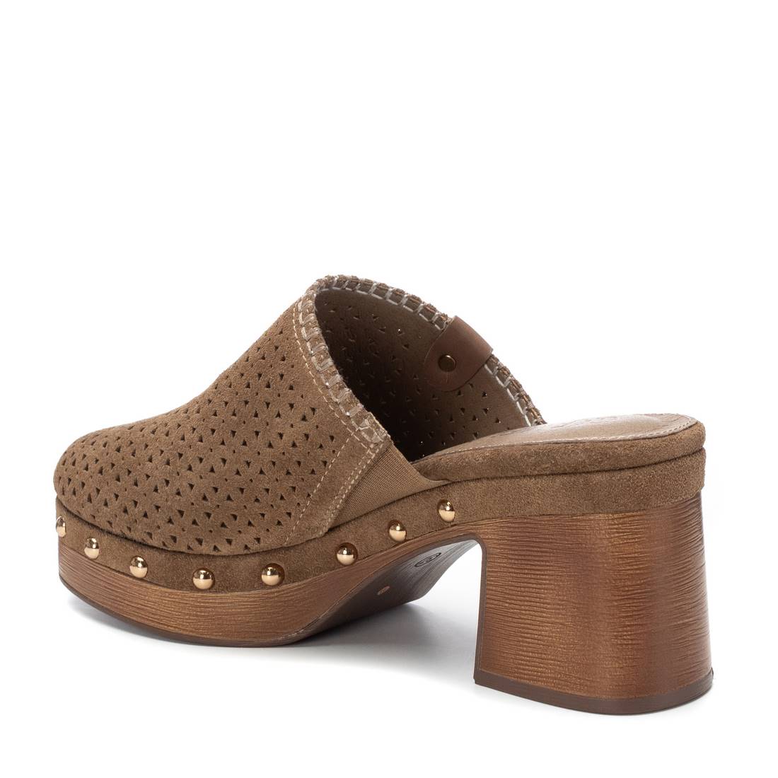 Carmela 16222002 Sabots Femme Taupe Talon 7cm