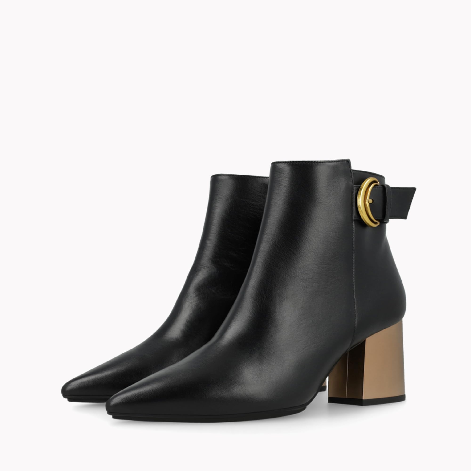LODI Nuez bottines cuir noires habillées