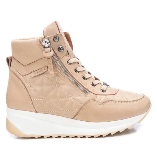 Carmela 16027903 bottine sport marron cuir véritable
