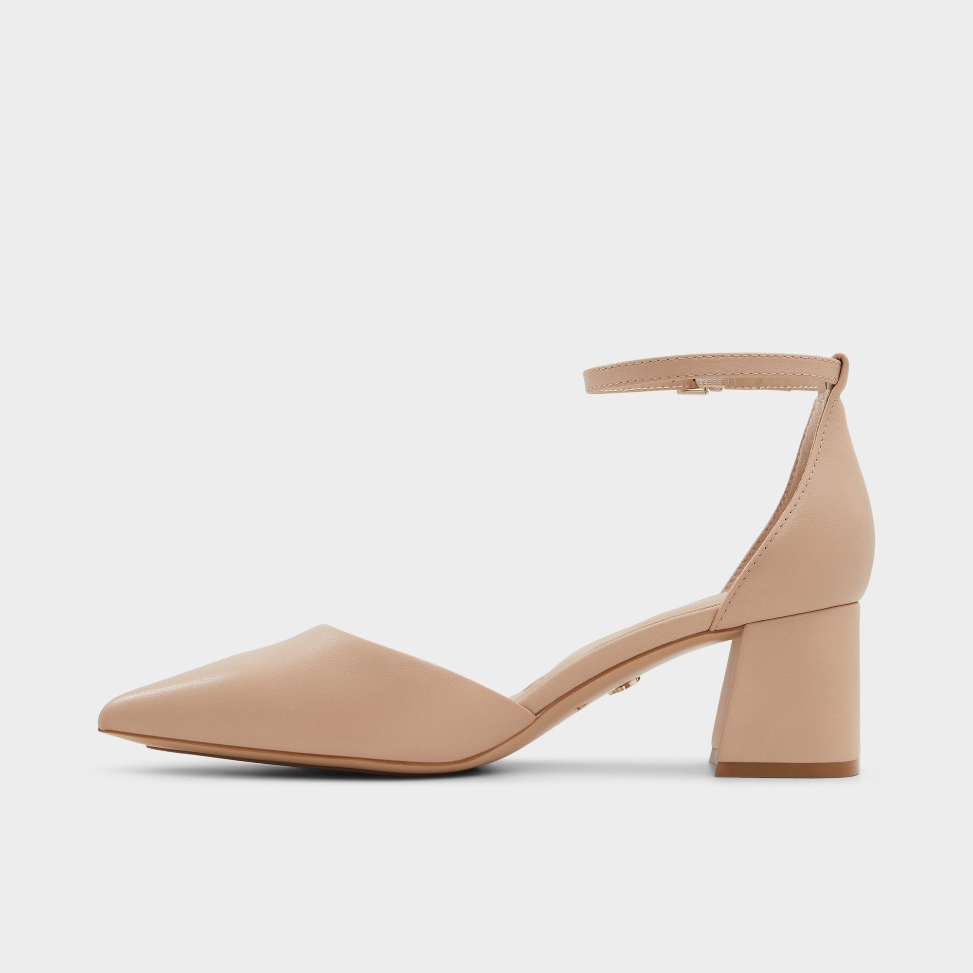 ALDO Uneral escarpins D’Orsay talon bloc beige