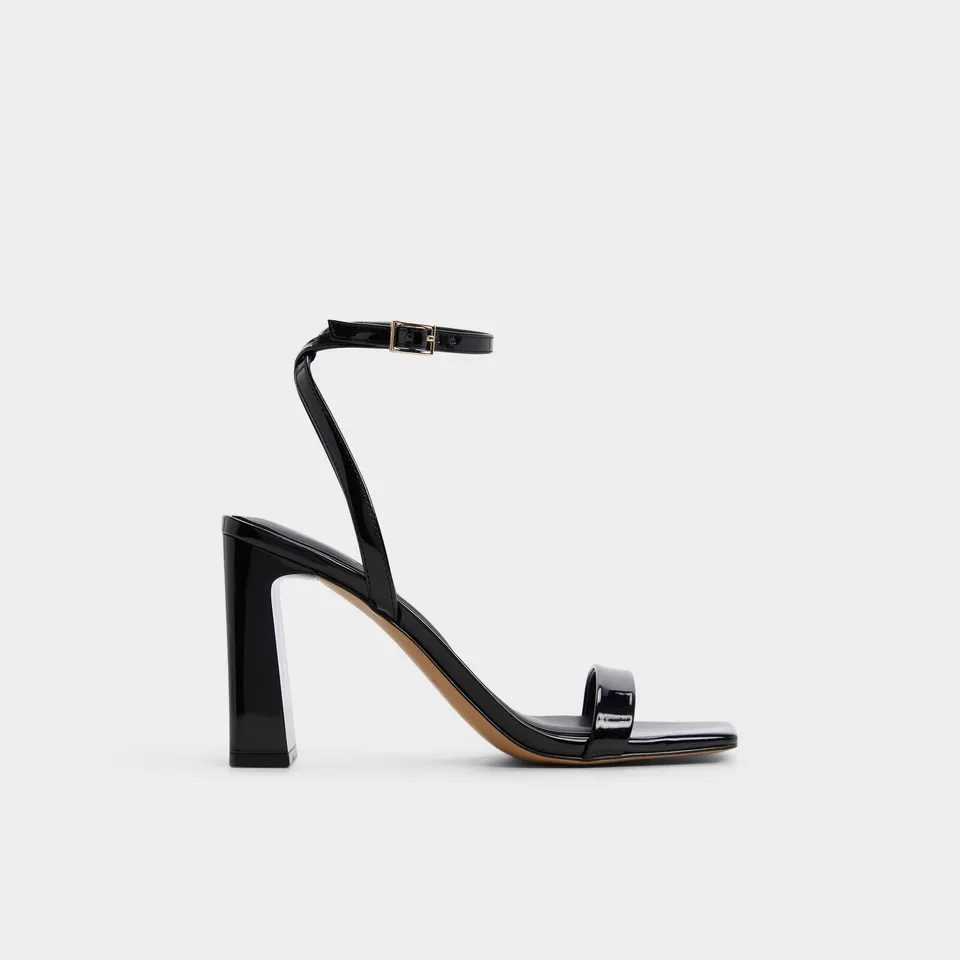 ALDO Azzira sandales talon noires vernies