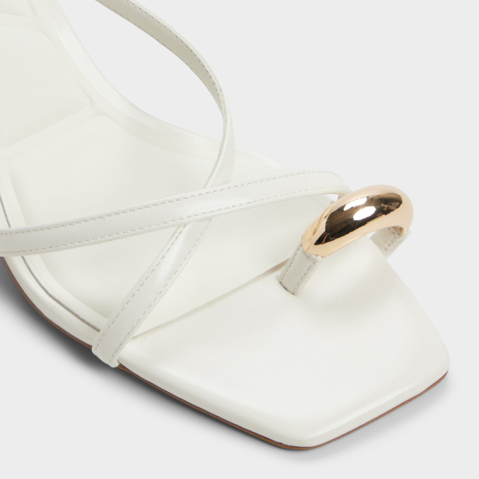 ALDO Elodiah sandales talon blanches à brides