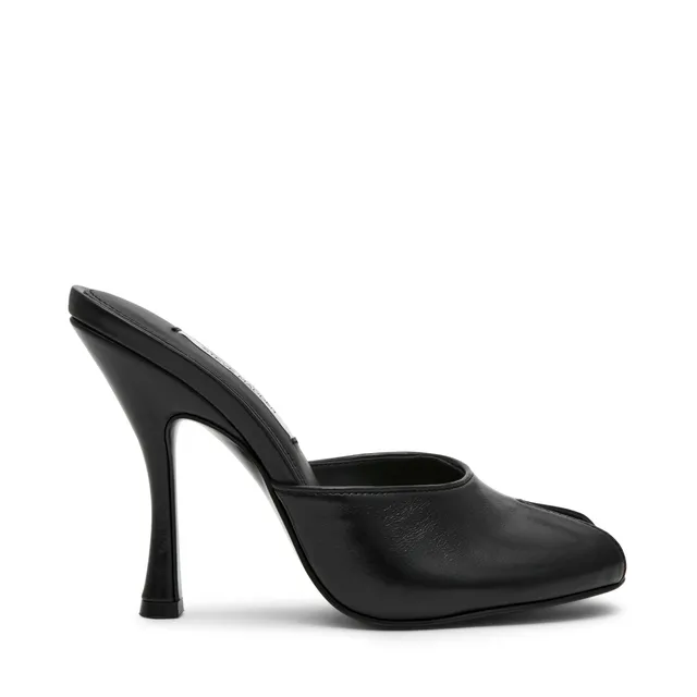 Steve Madden Jaylee mules femme noir cuir talon 10 cm