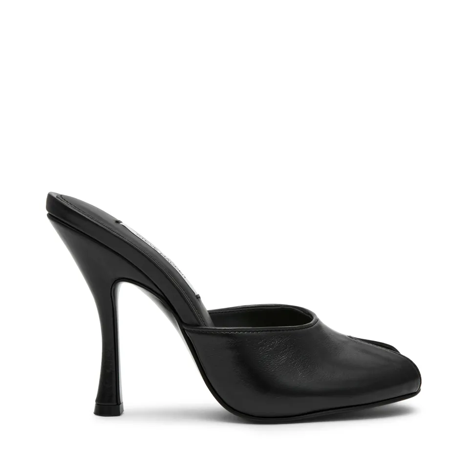 Steve Madden Jaylee mules femme noir cuir talon 10 cm