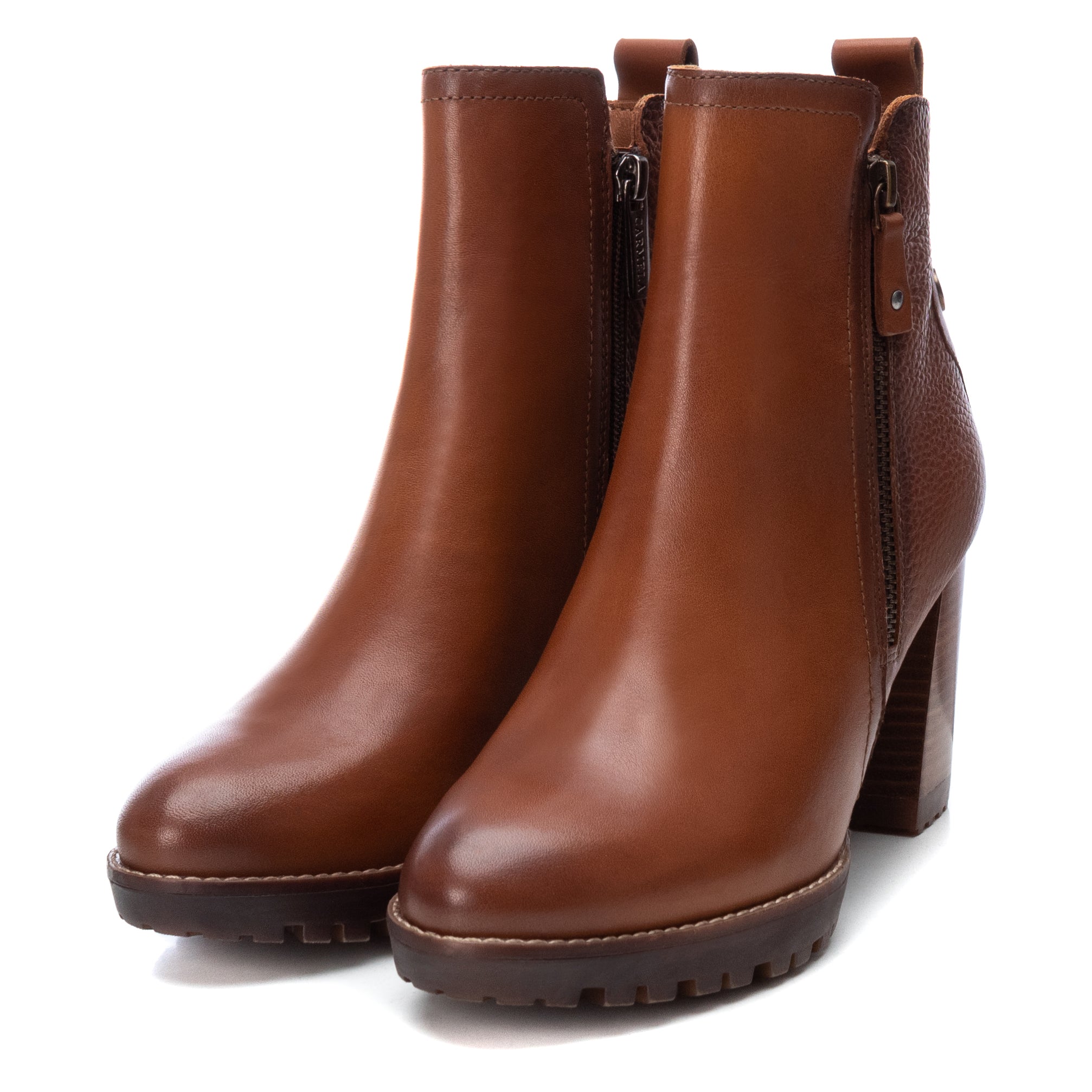 Carmela 16005401 bottines femme marron cuir talon 9 cm