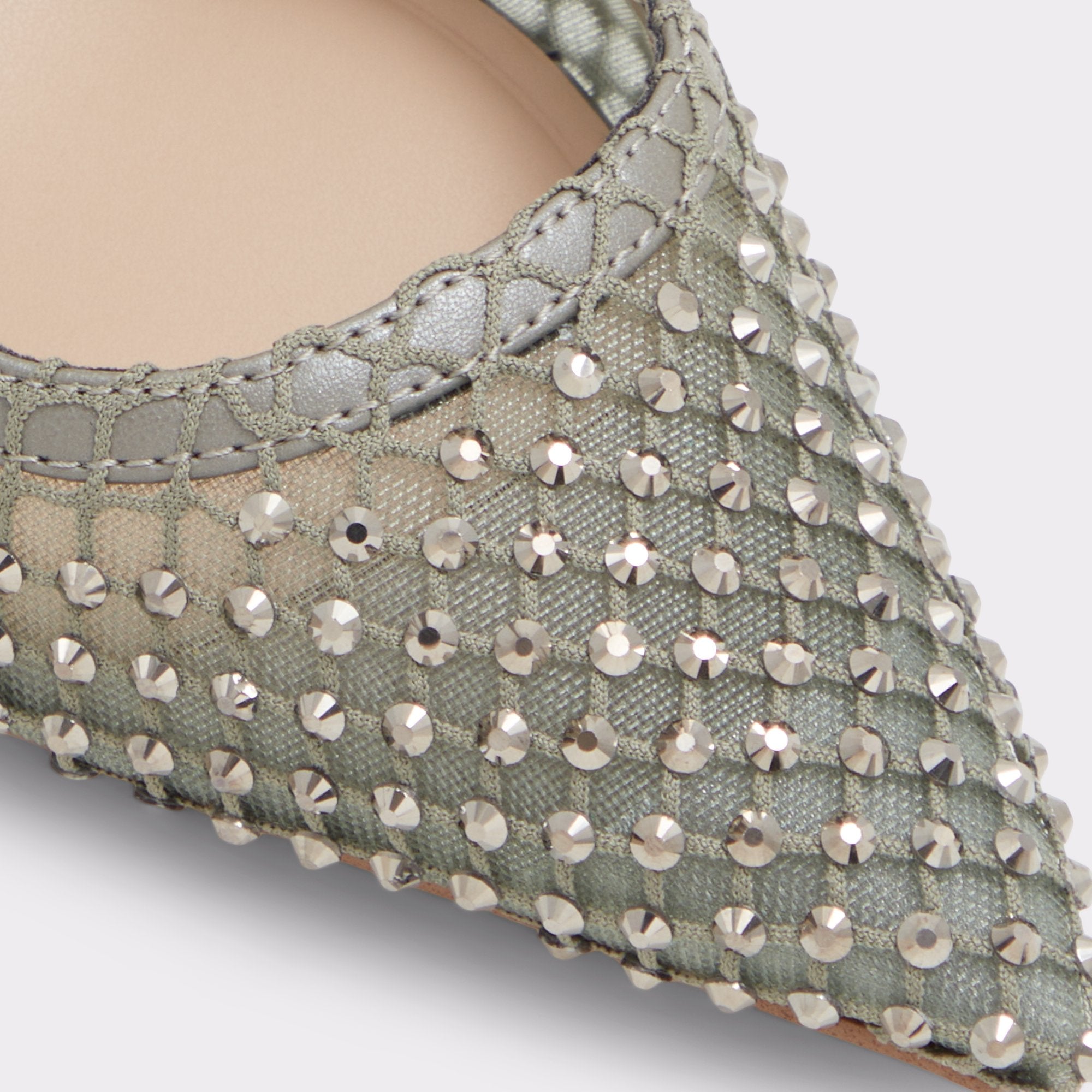 Aldo Marciana escarpins bride arrière strass verts