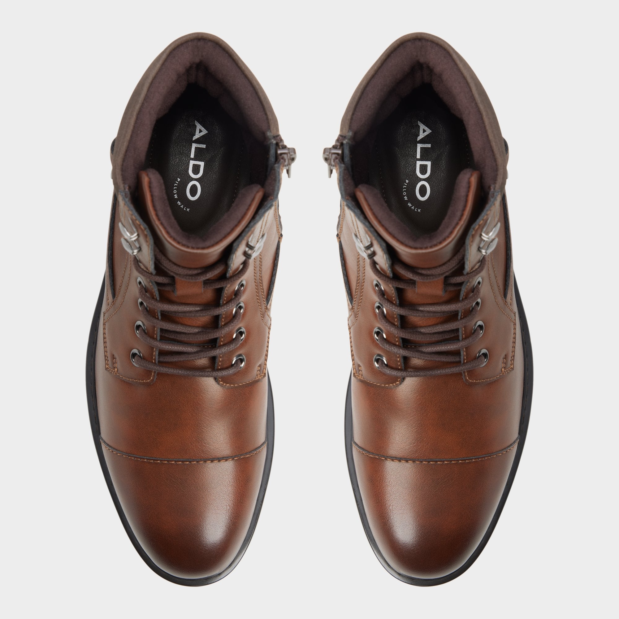 ALDO Henrique bottines homme marron combat