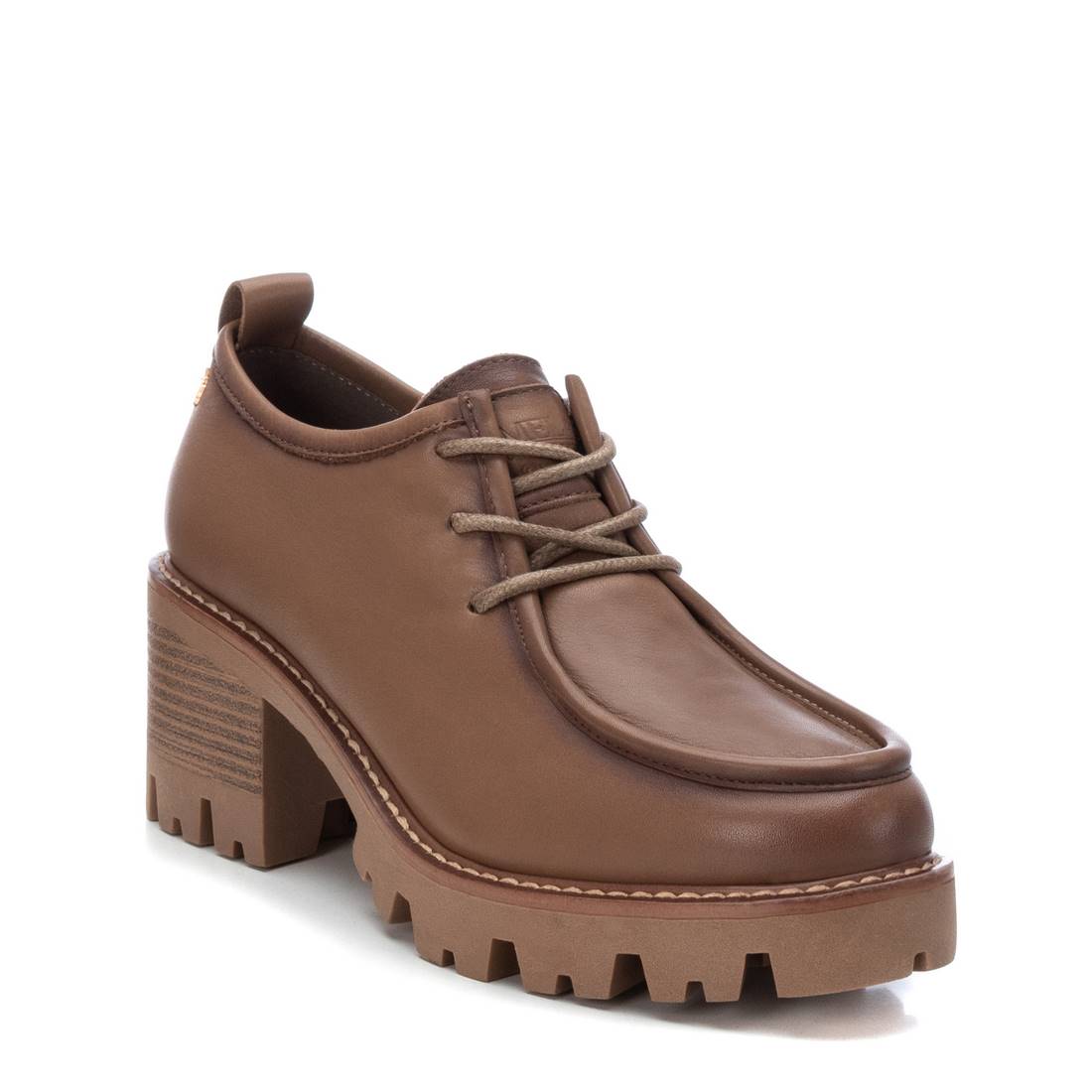 Carmela 16099703 derbie femme marron cuir talon 7cm