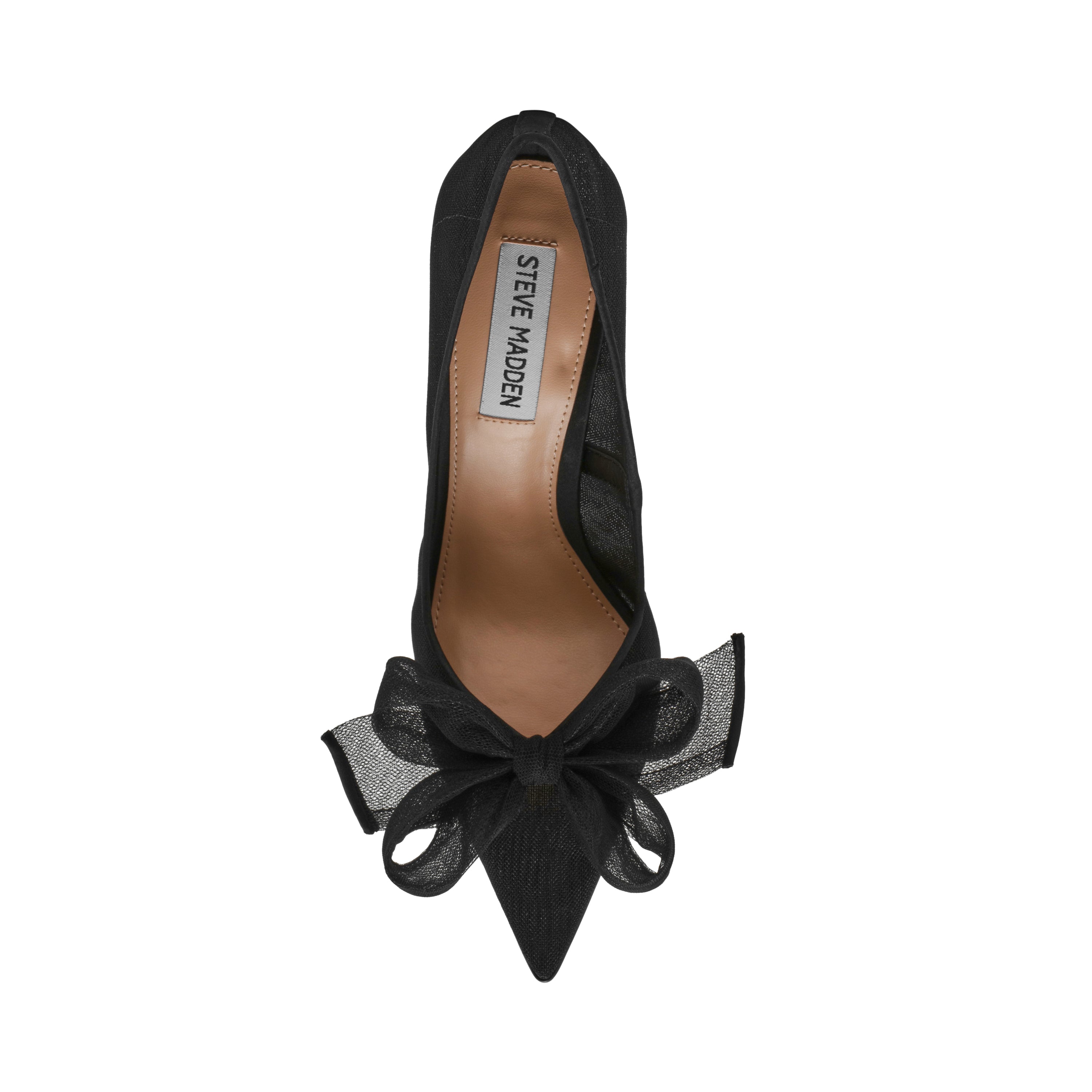 Steve Madden Taffy escarpin noir maille talon 11cm