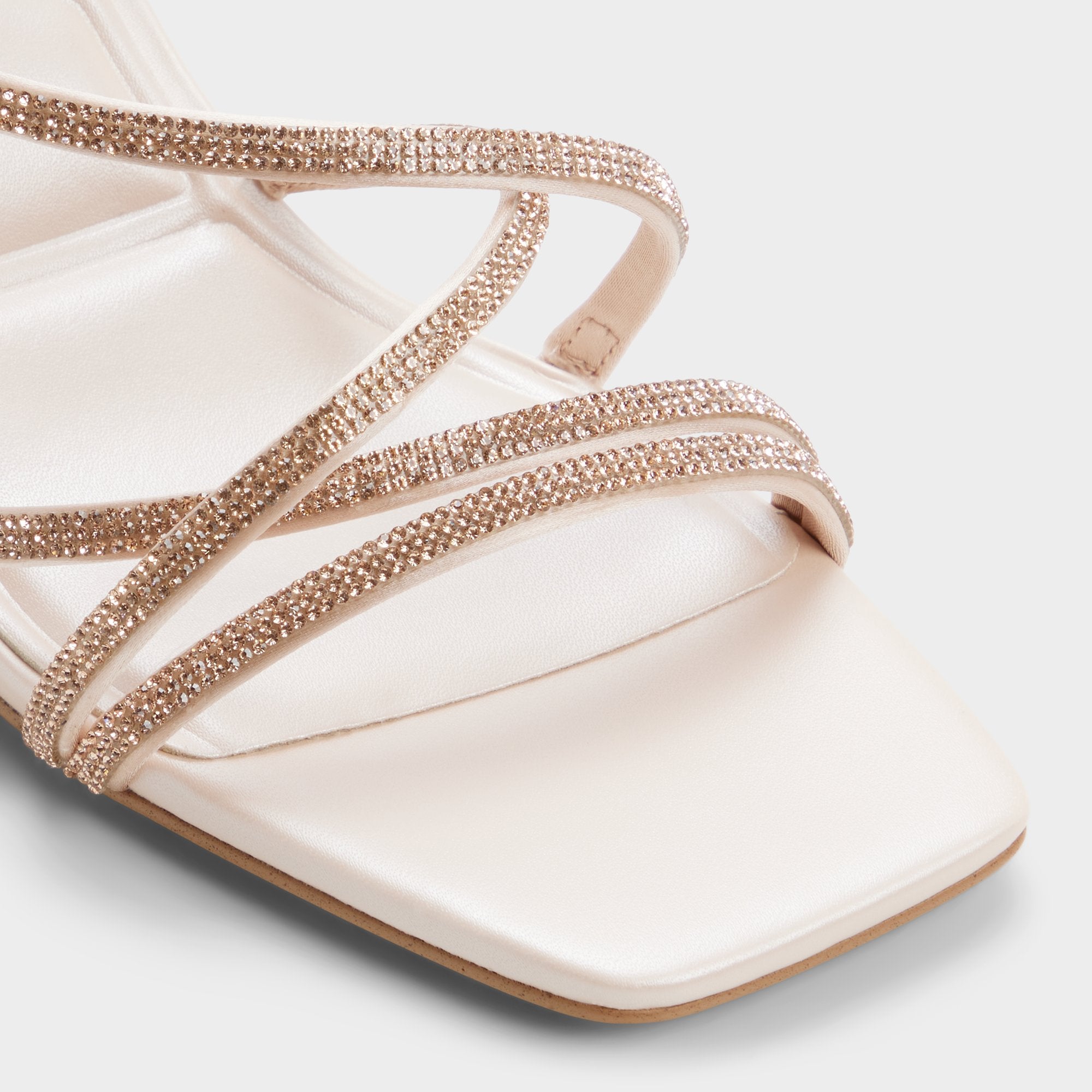 ALDO Esther bottines talon bloc beige