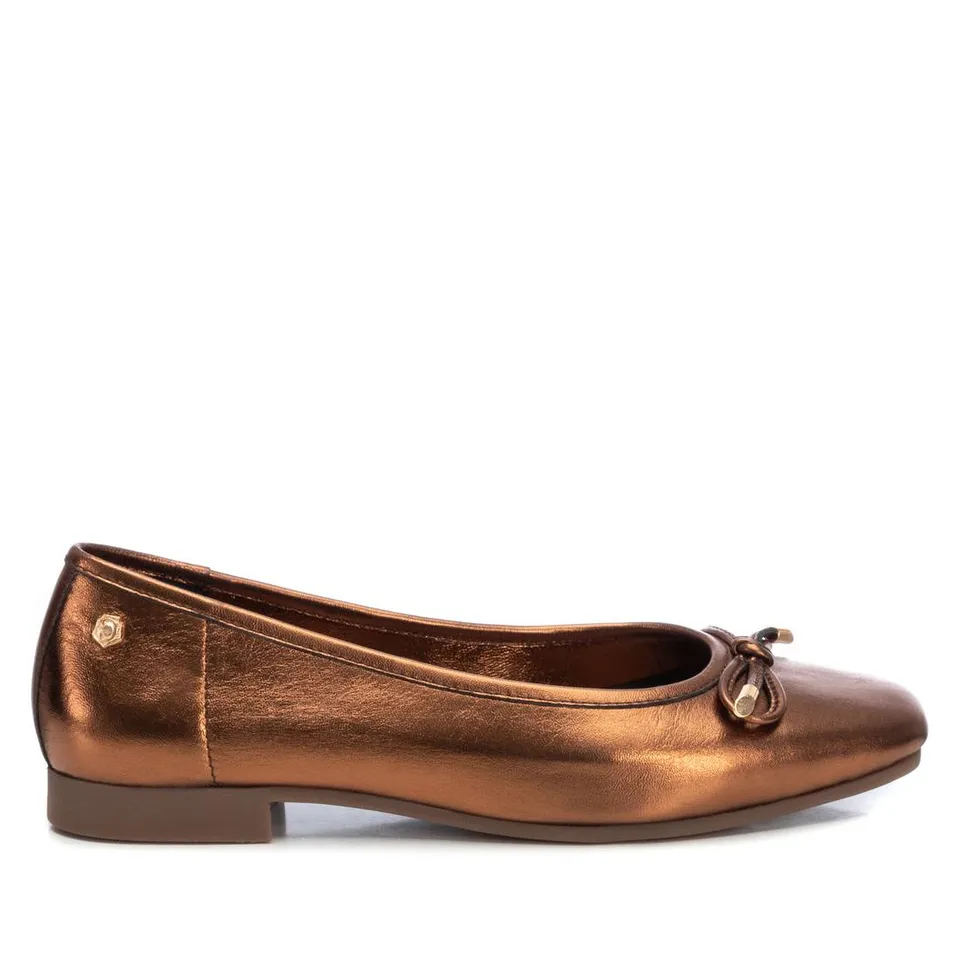 Carmela 16179107 ballerine dorée cuir plat