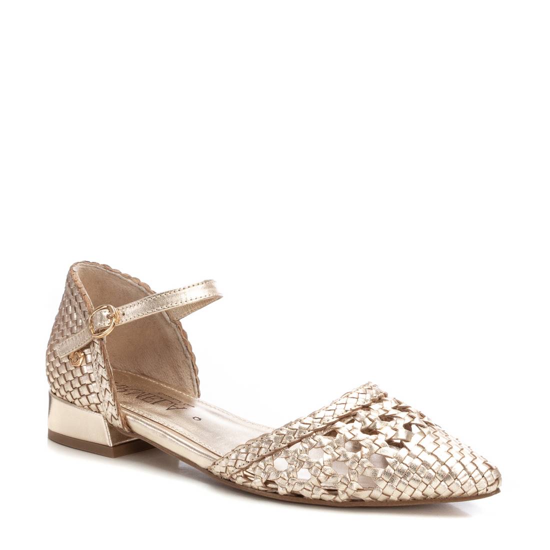 Carmela 16233905 ballerines cuir doré talon bas