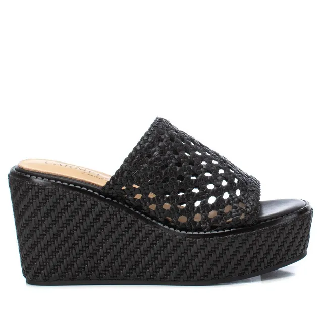 Carmela 16148303 sandales femme noir cuir