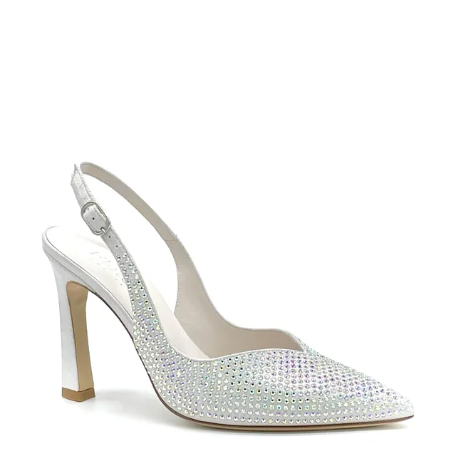 ELATA 12177-1 slingback laminé strass pointure 40 talon 9,5 cm