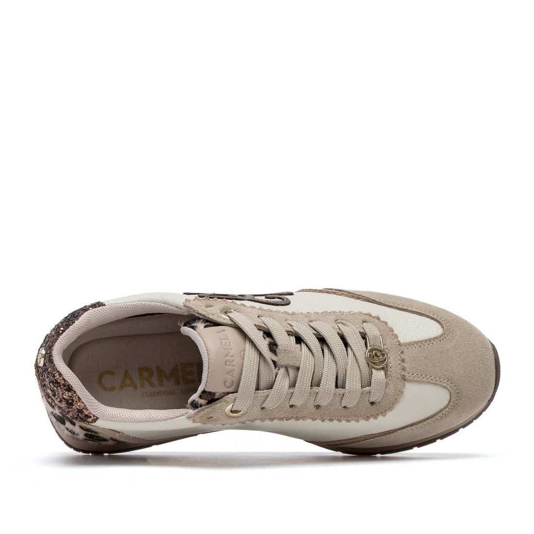 Carmela 16423402 basket femme beige synthétique
