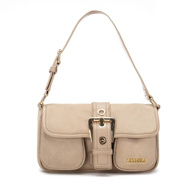 Carmela 18619501 sac cuir marron 20x25x9 cm