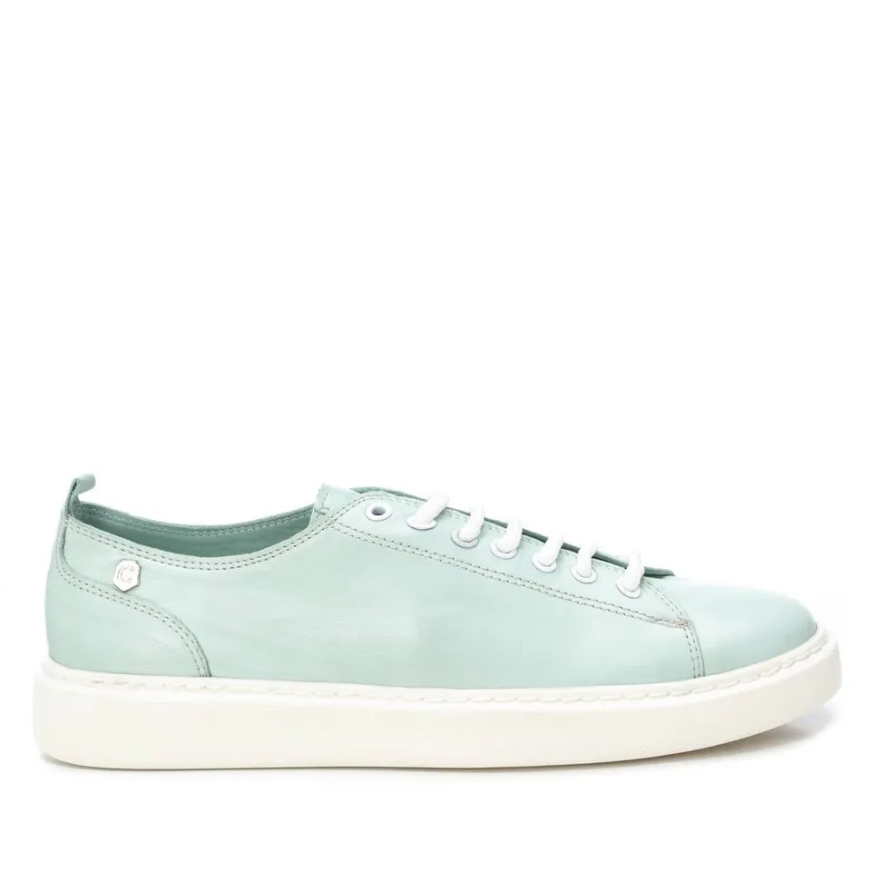 Carmela 16043607 baskets vertes cuir lacets