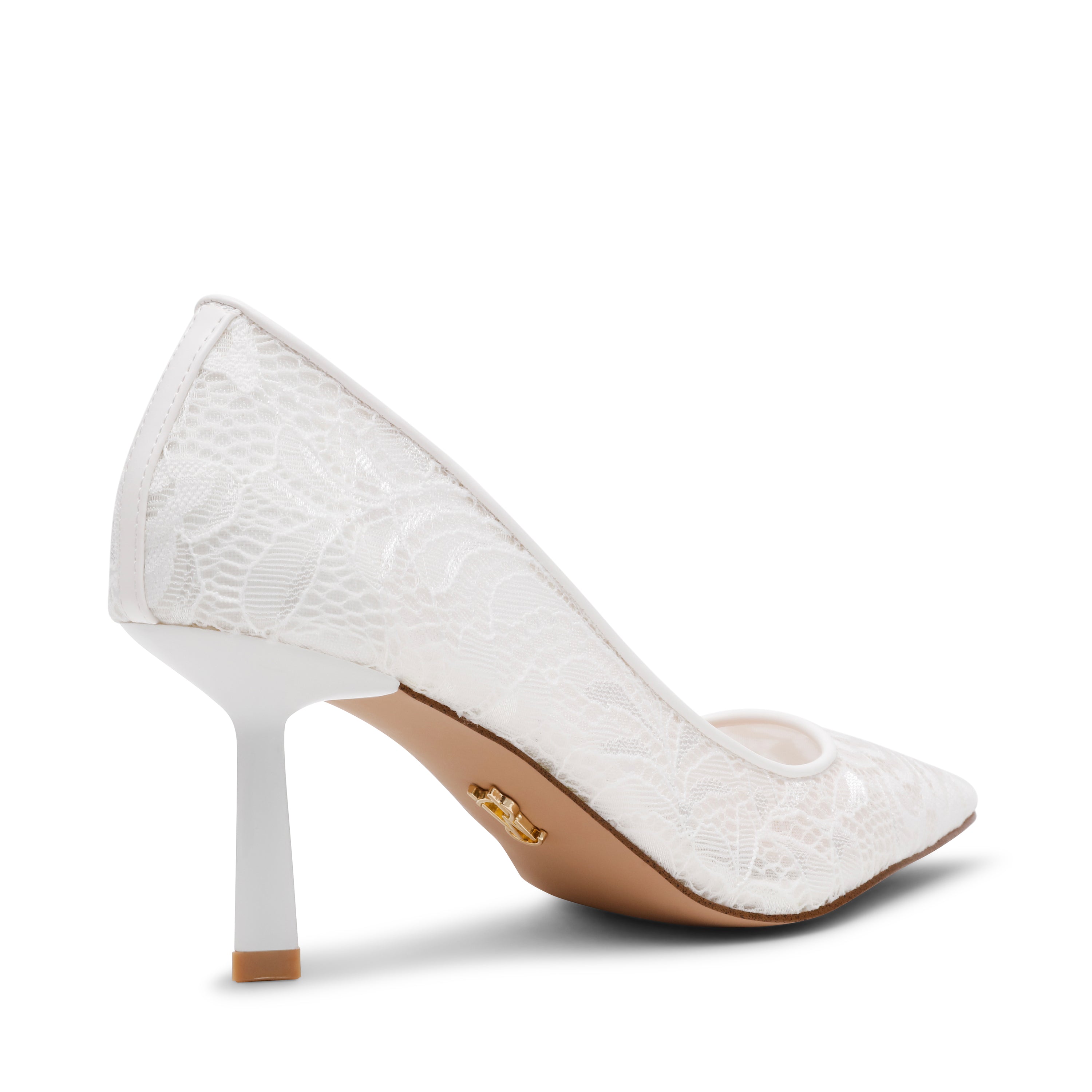 Steve Madden Vivion-L escarpins blanc dentelle talon 5,5 cm