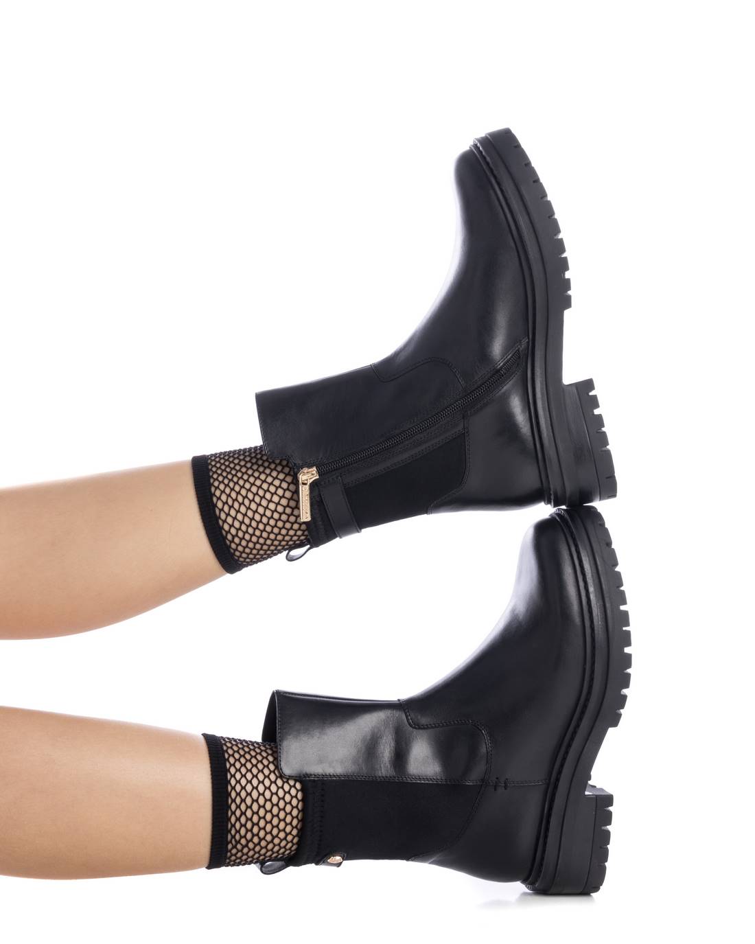 Carmela 16177801 boots chelsea cuir noir