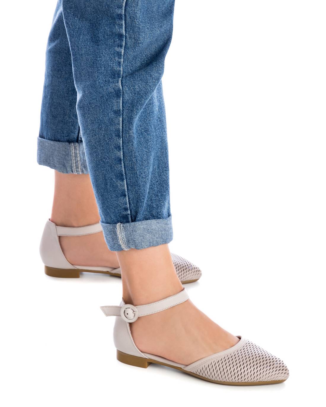 Carmela 16076204 ballerines femme cuir blanc