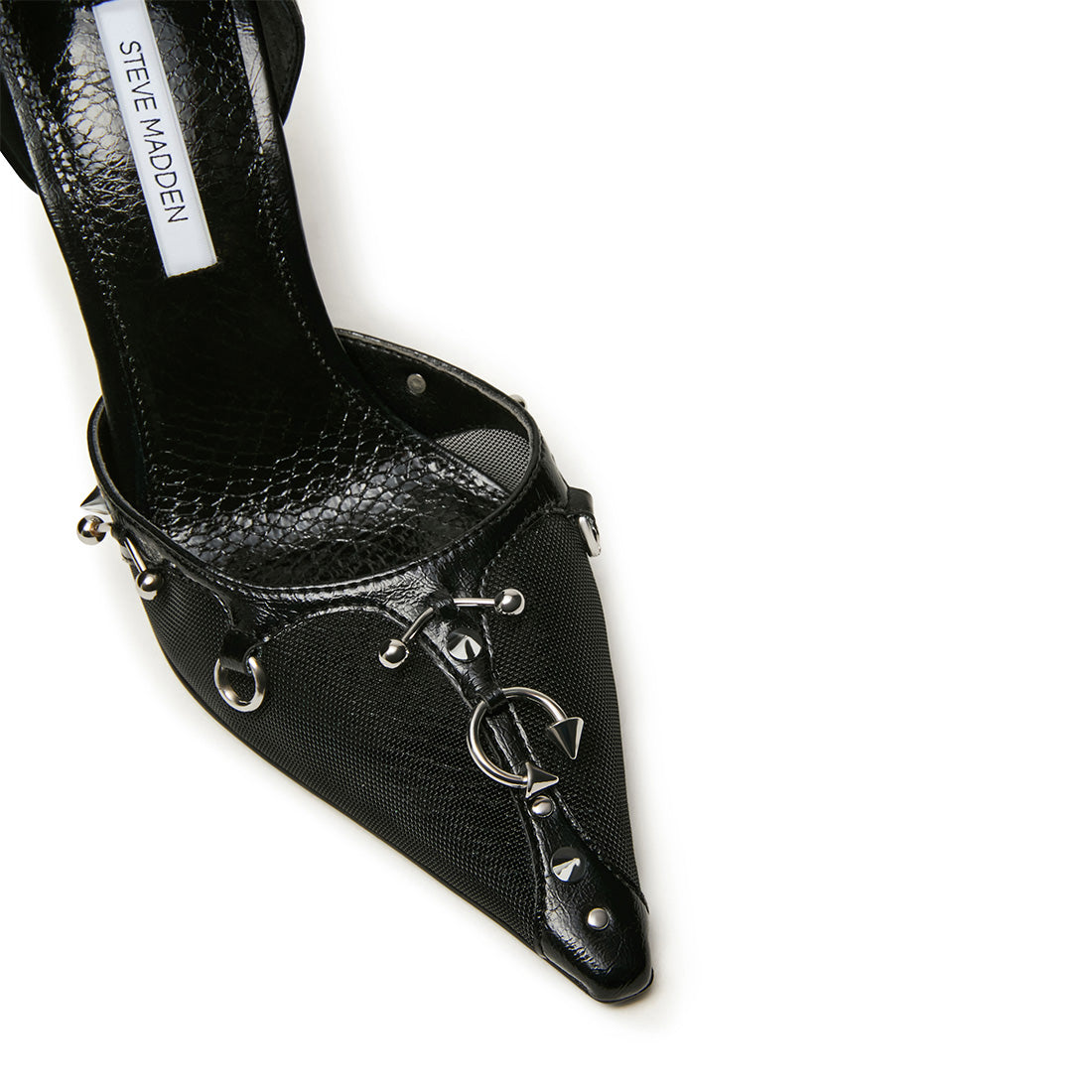 Steve Madden Devour-M escarpins maille noire talon 10 cm
