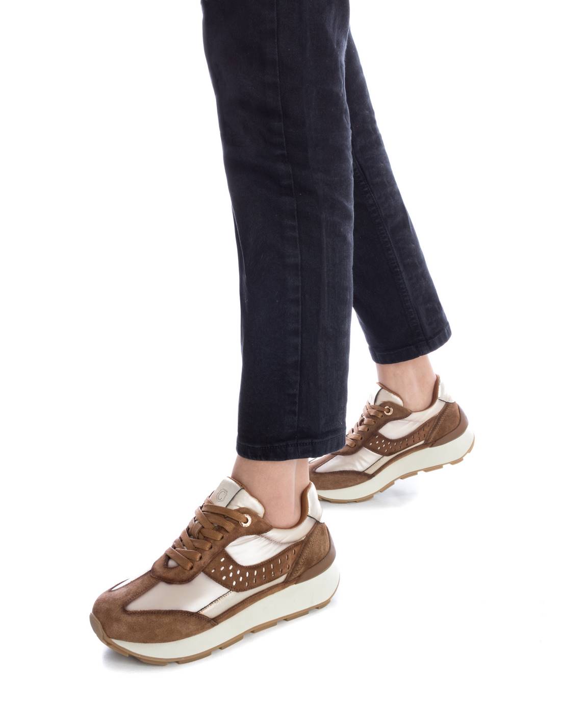 Carmela 16116603 basket femme marron cuir véritable