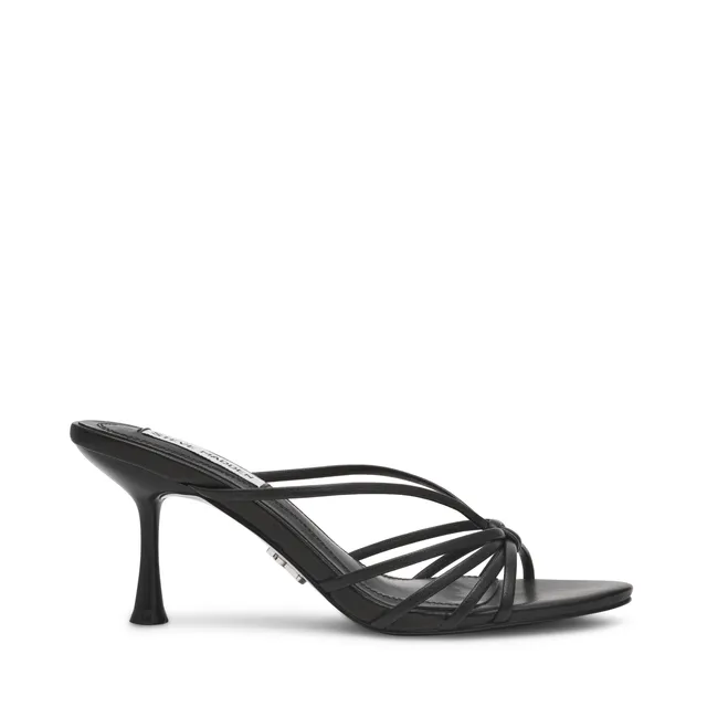 Steve Madden Edna sandales cuir noir talon 8 cm