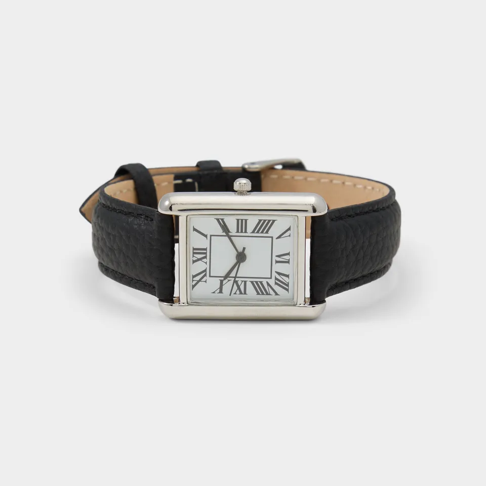 ALDO Robertt montre homme cuir noir