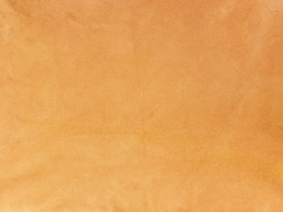 Dessine Moi Un Soulier Velours Orange échantillon tissu