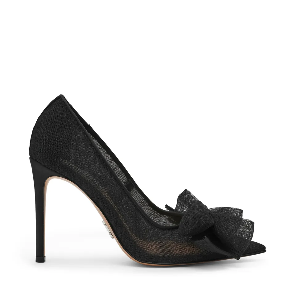 Steve Madden Taffy escarpin noir maille talon 11cm