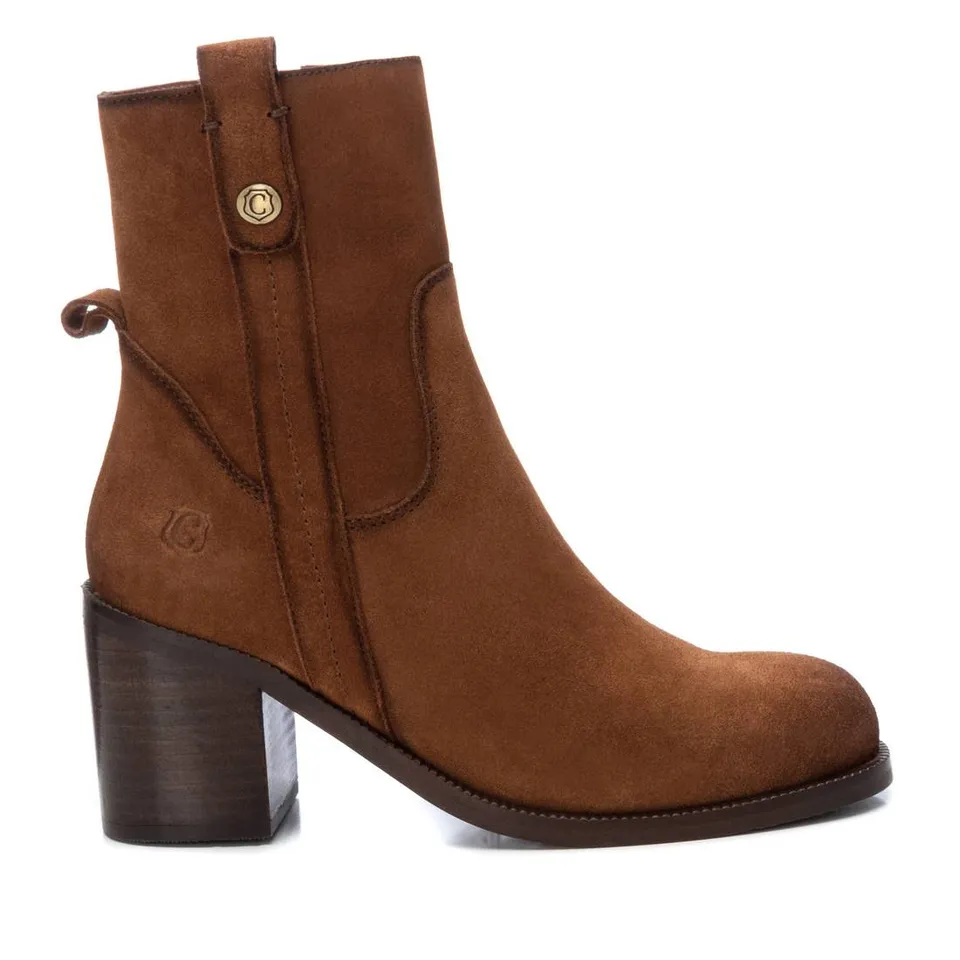 Carmela 16093703 bottine cuir marron talon 7 cm