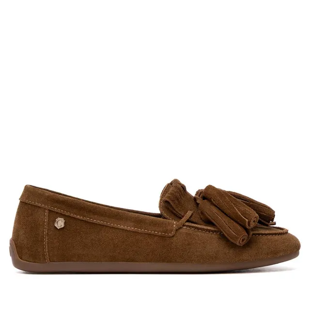 Carmela 16414604 mocassins cuir camel suède
