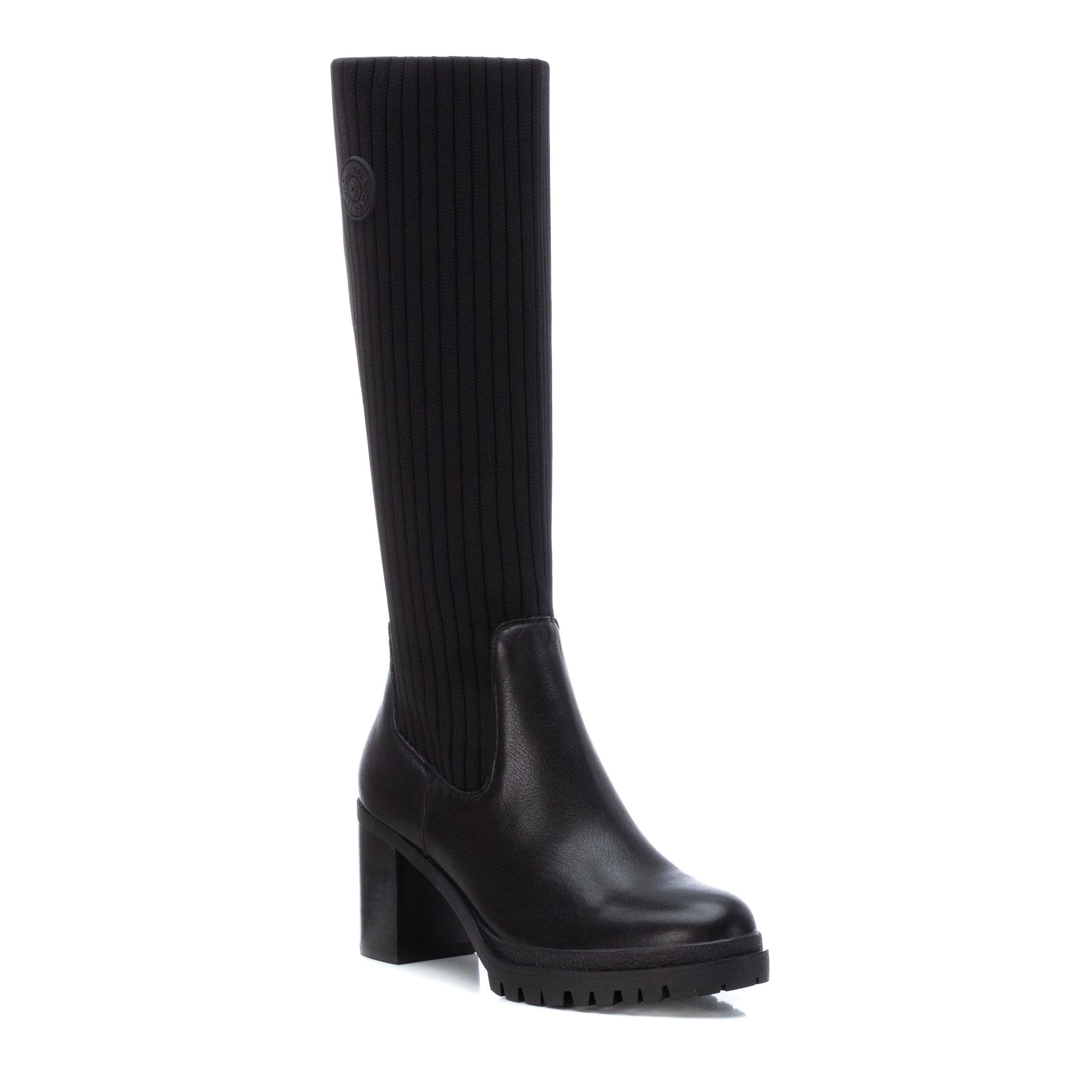 Carmela 16027601 bottes cuir noir chelsea
