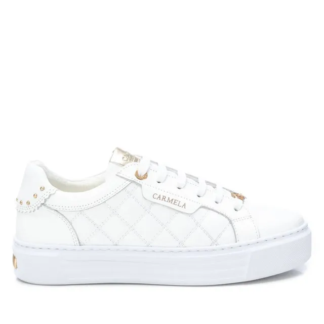 Carmela 16193403 baskets cuir blanc femme
