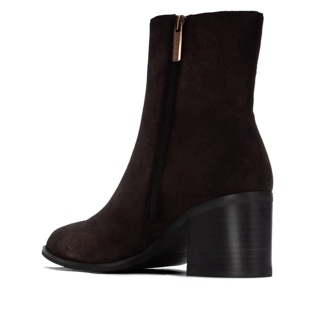 Carmela 16413401 bottine talon marron zip