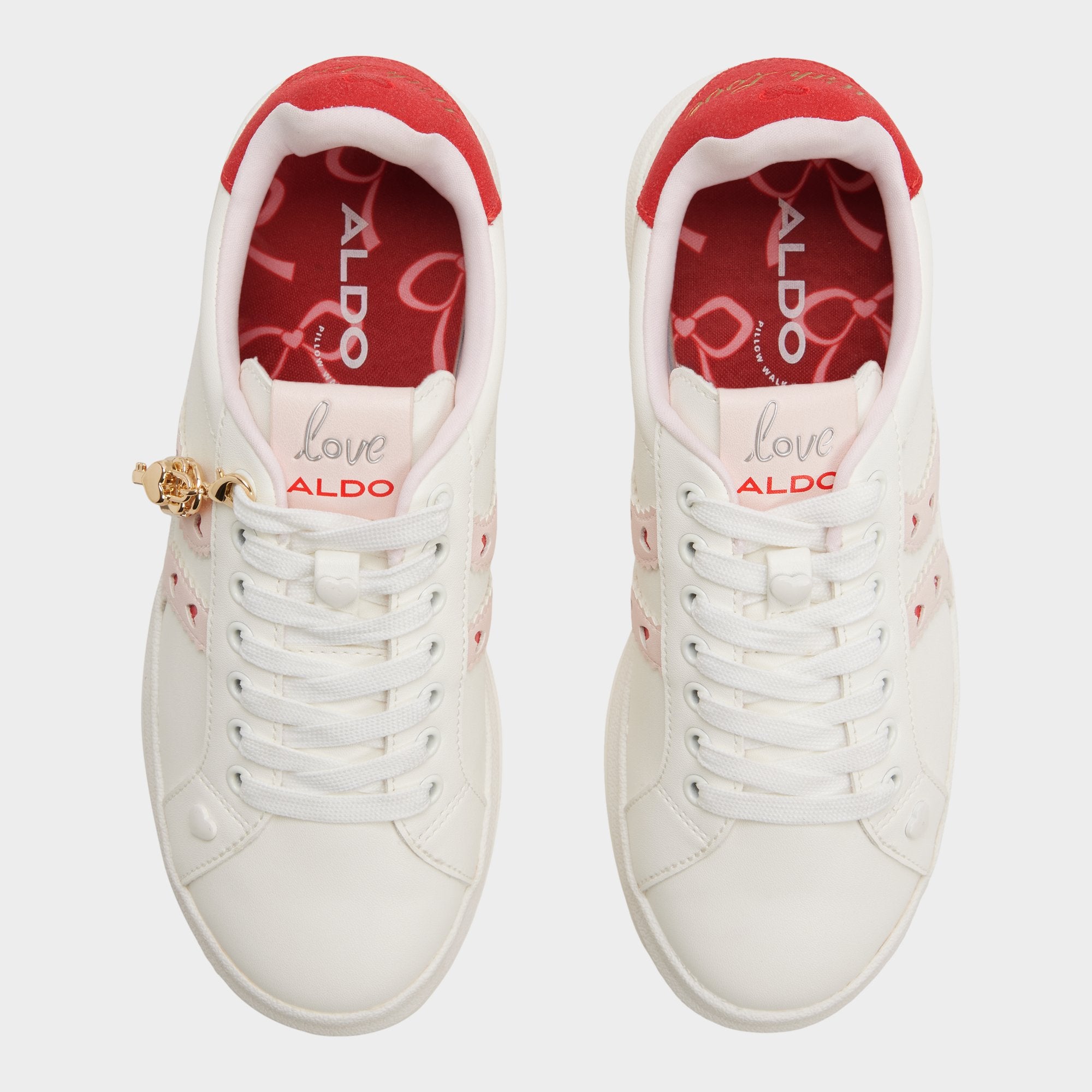 ALDO Adores basket blanche clé dorée