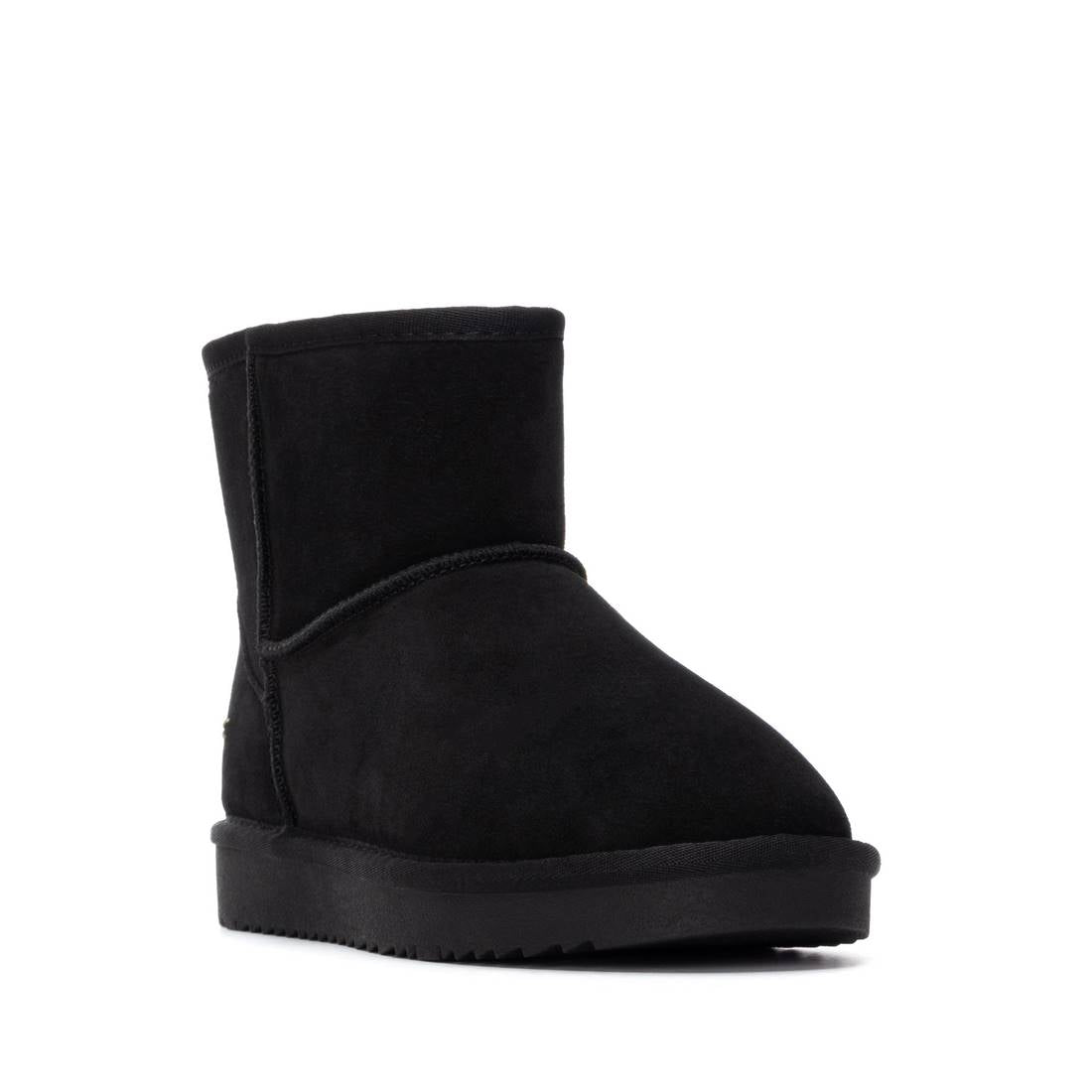Carmela 16263401 bottines femme noir fourrées cuir