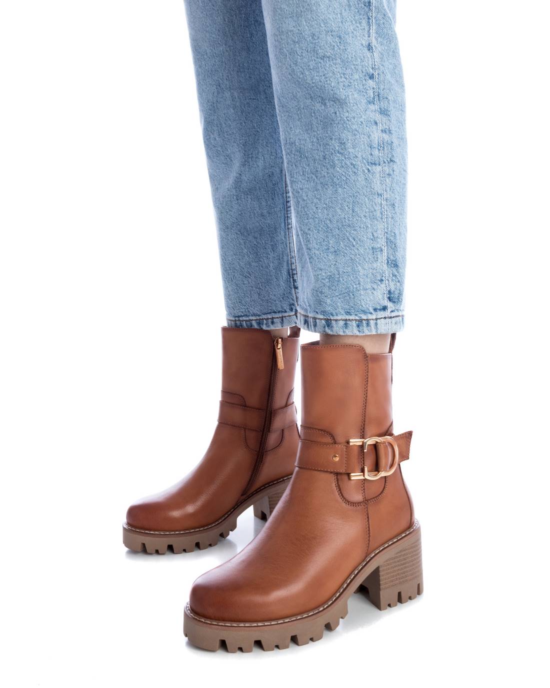 Carmela 16107401 bottine femme cuir marron talon 7cm