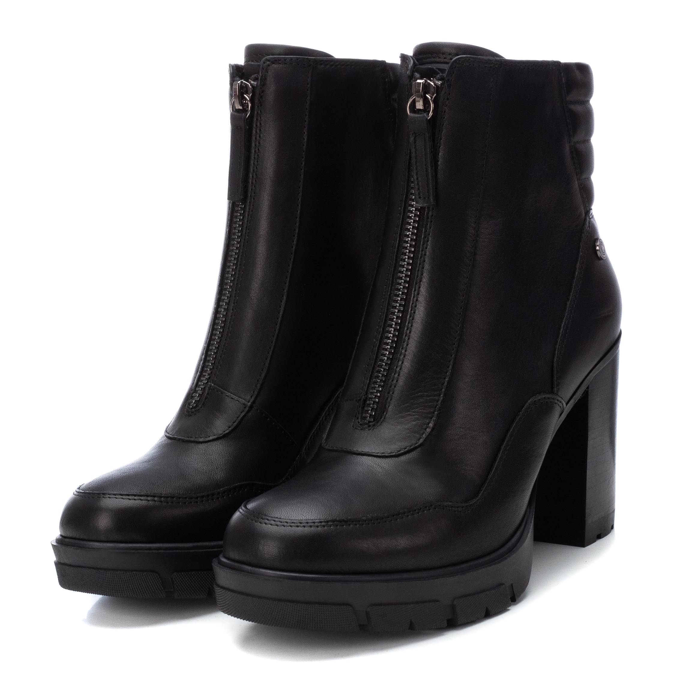 Carmela 16028601 bottine femme noire cuir talon 9 cm
