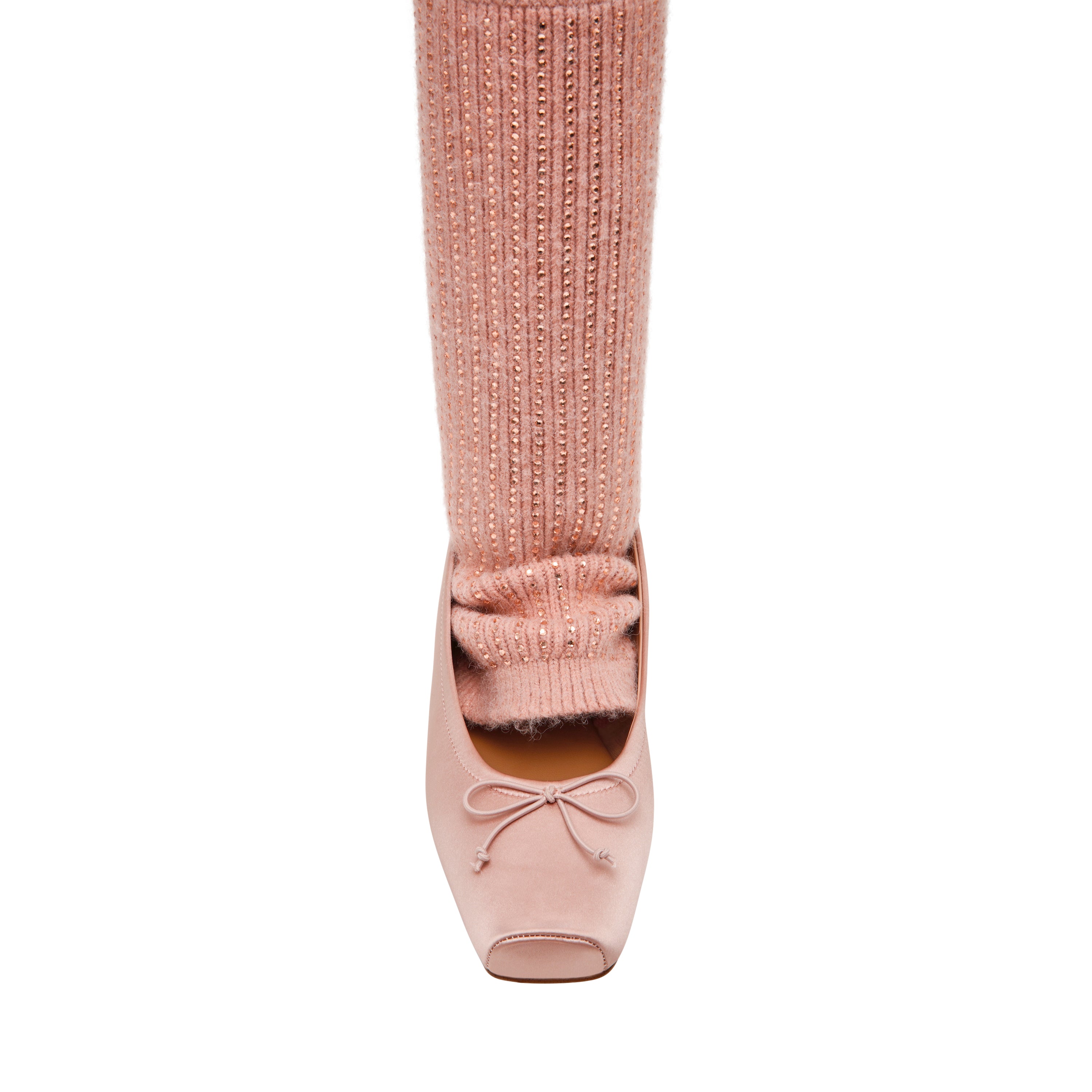 Steve Madden Eleve-Knit ballerines rose satin