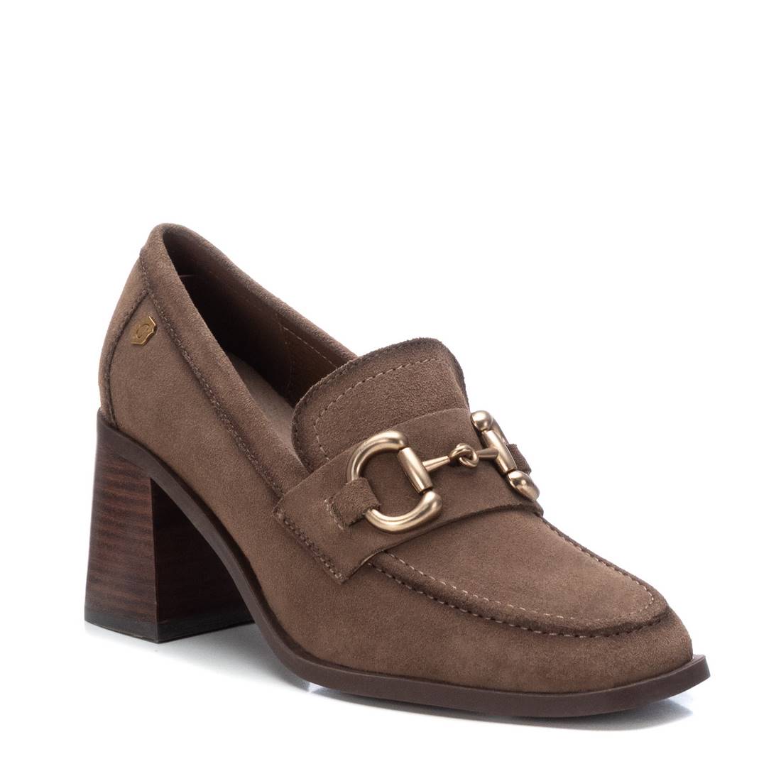 Carmela 16113803 mocassin femme marron serraje talon 7 cm