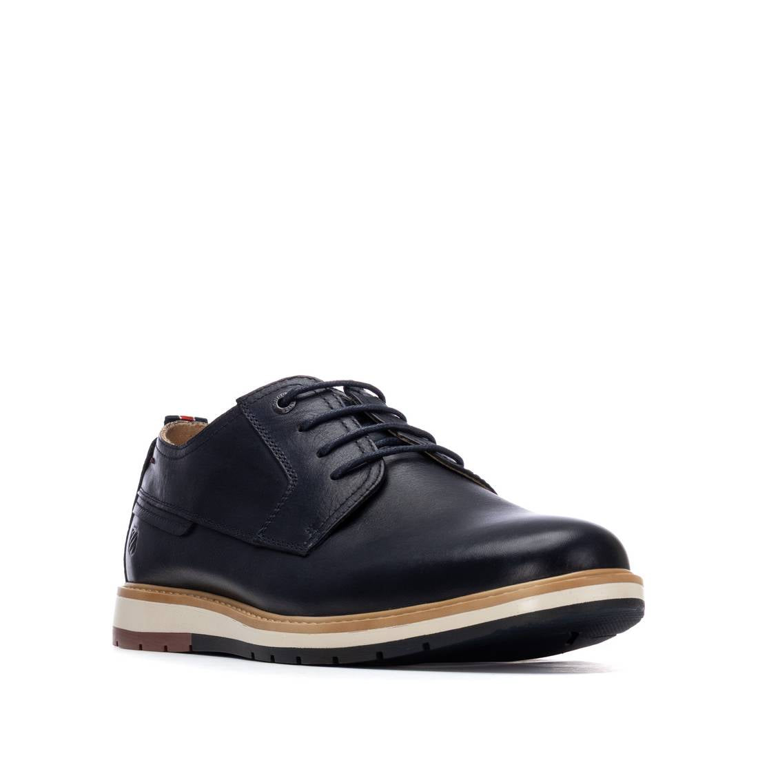 Carmela 16390302 derby homme cuir bleu marine