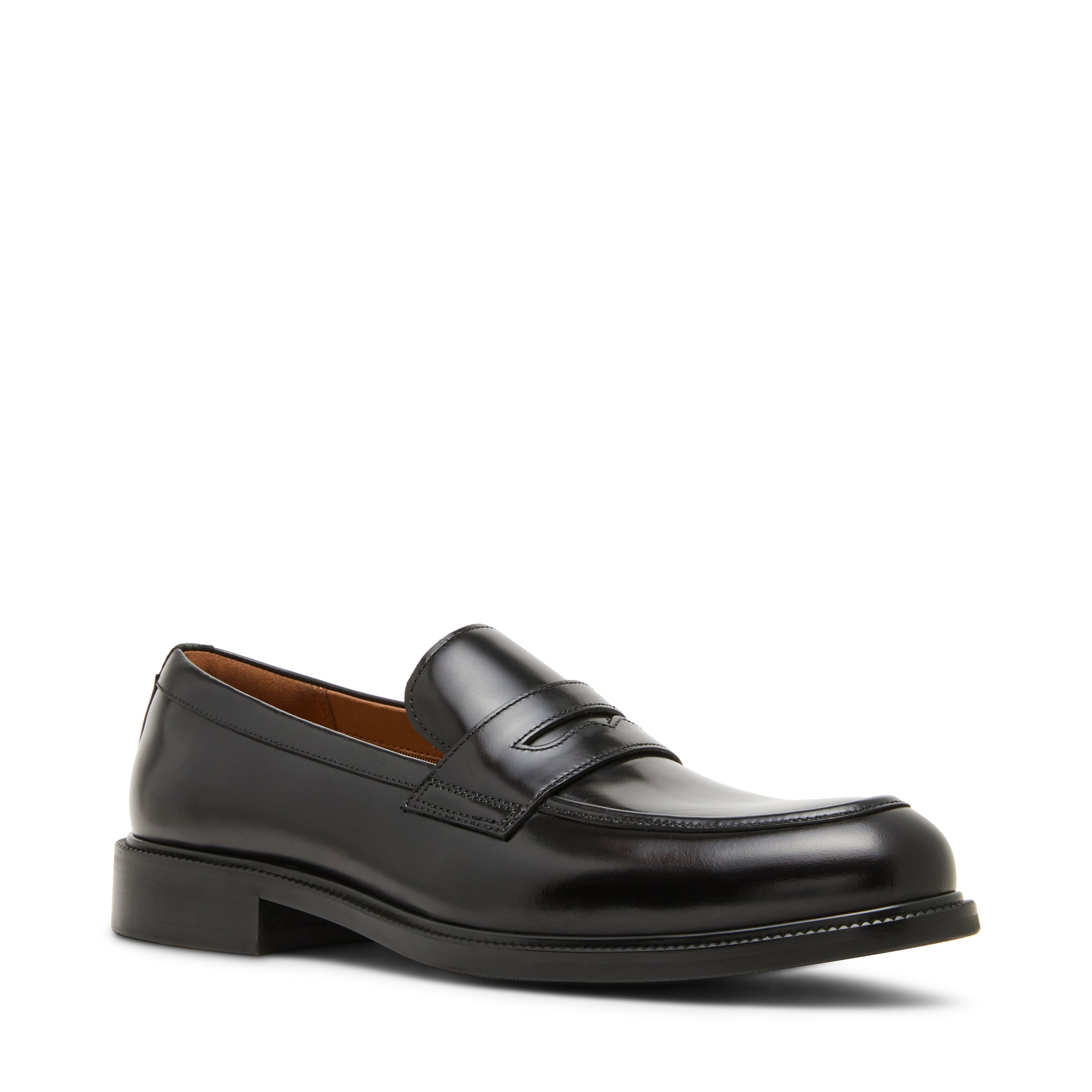 Steve Madden Auburn mocassins homme cuir noir